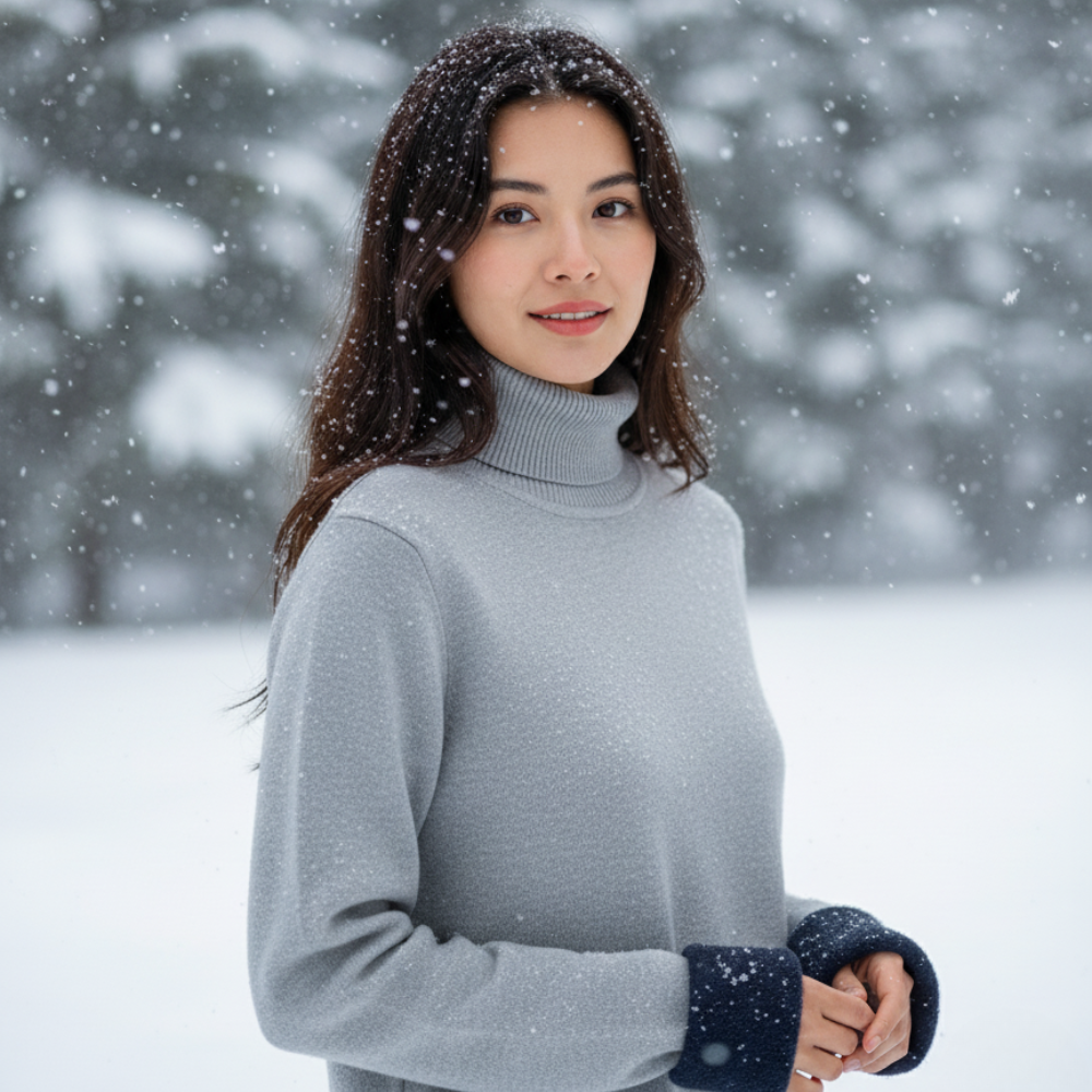 GlaciaLuxe™ Thermische trui met fleecevoering voor dames