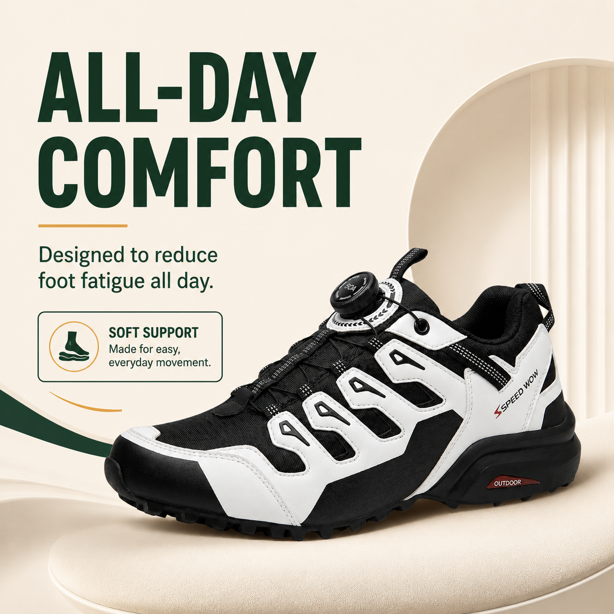 PeakTrail™ Männer stoßdämpfende Outdoor-Wanderschuhe