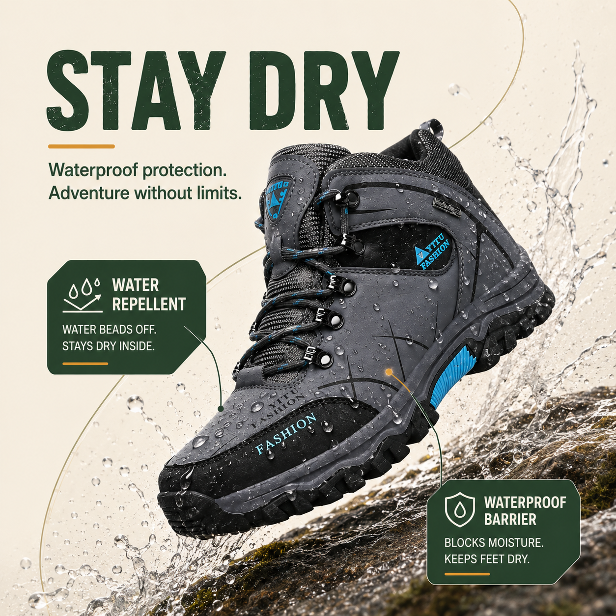 AlpineGuard™ Ski- und Wanderschuhe für Männer