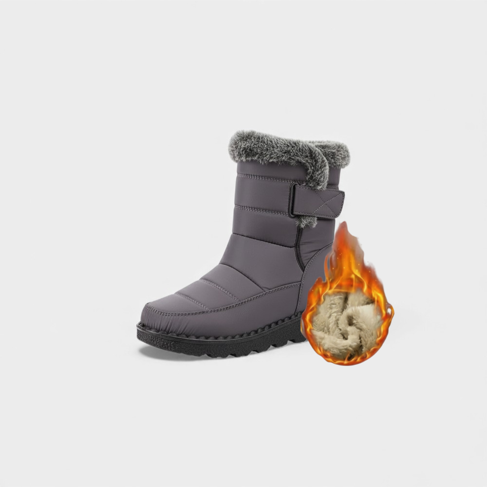 FrostNova™ Wasserdichte, mit Fleece gefütterte Winterstiefel für Damen