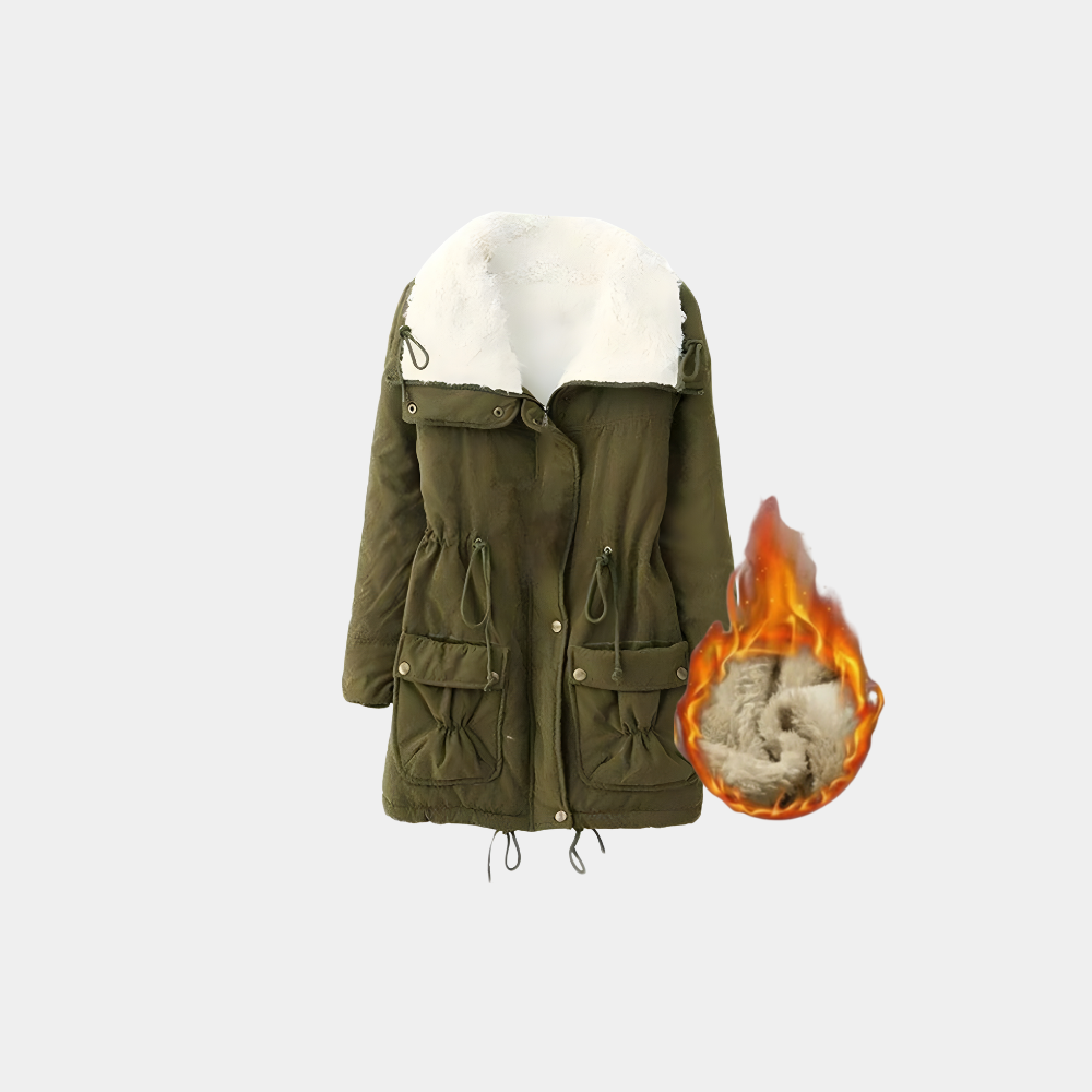 IcePeak™ dames fleece gevoerd winterjack met capuchon