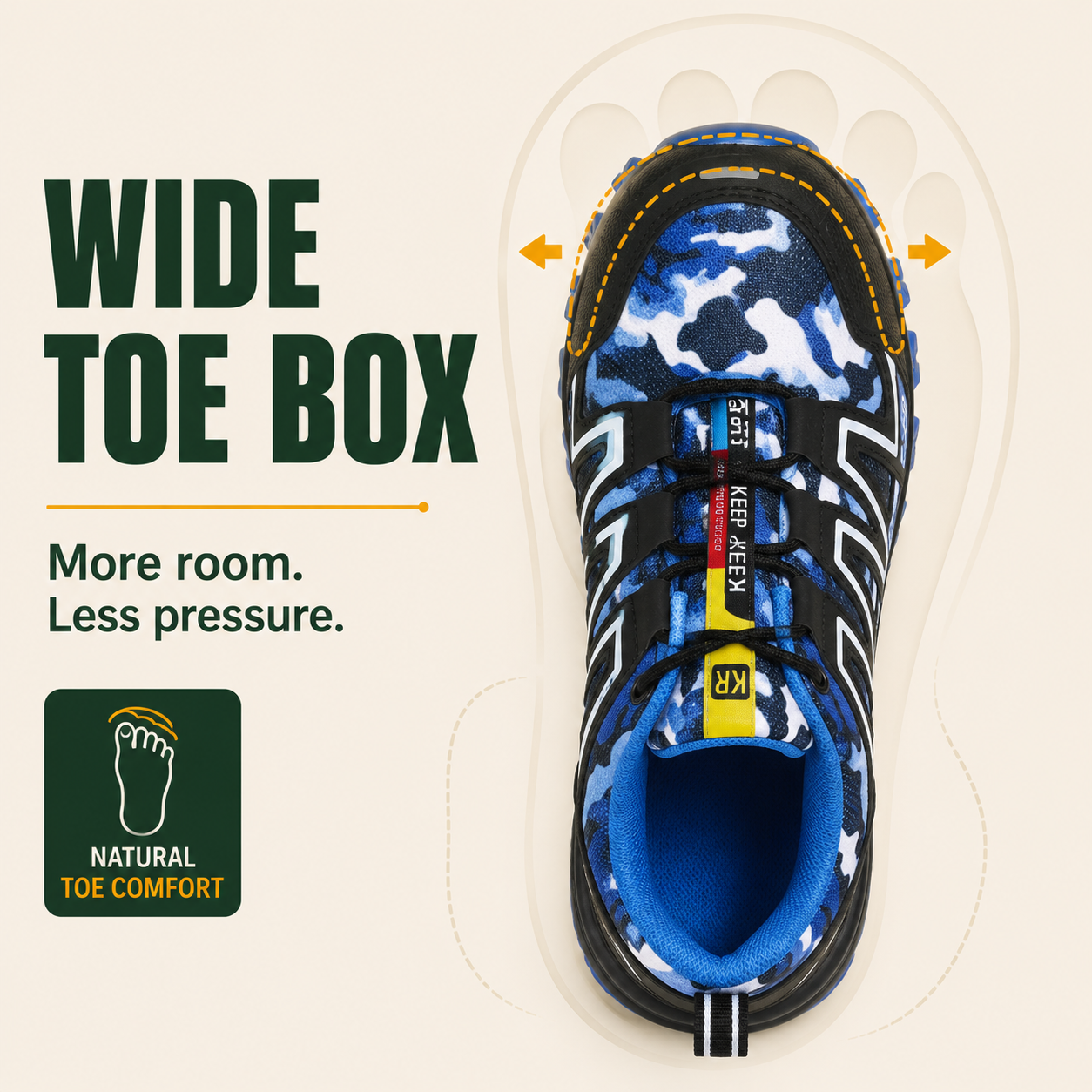 OrthoStride Terrain — Orthopedic Hiking Shoes for Pain-Free Steps & Natural Support (Unisex)