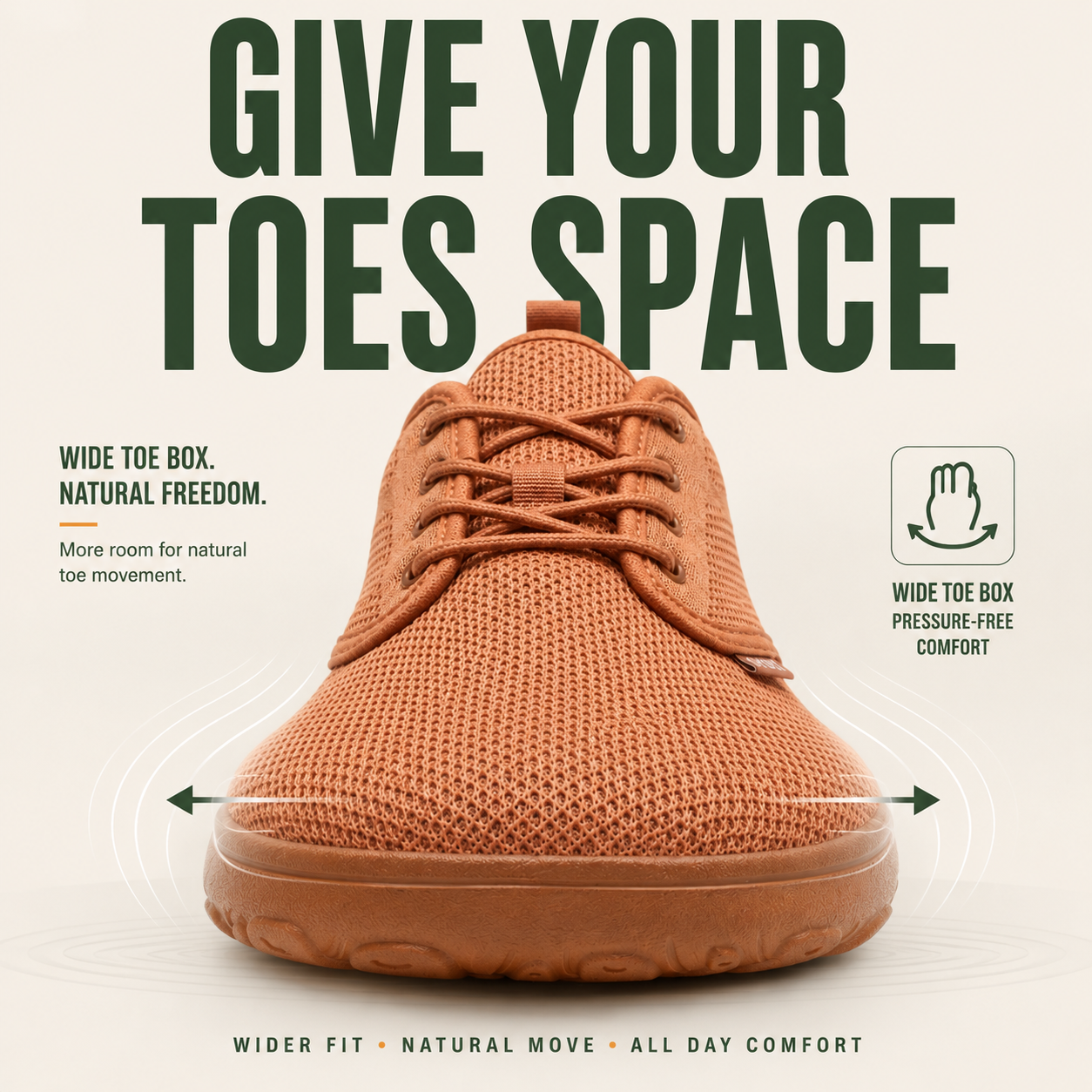 SummitEase™ Orthopädische Herren-Weitzehen-Wanderschuhe
