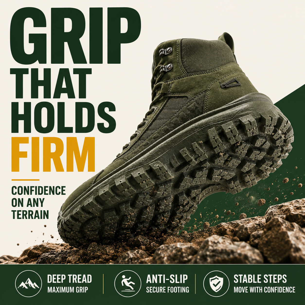 VentureStride™ Herren Outdoor-Wanderstiefel