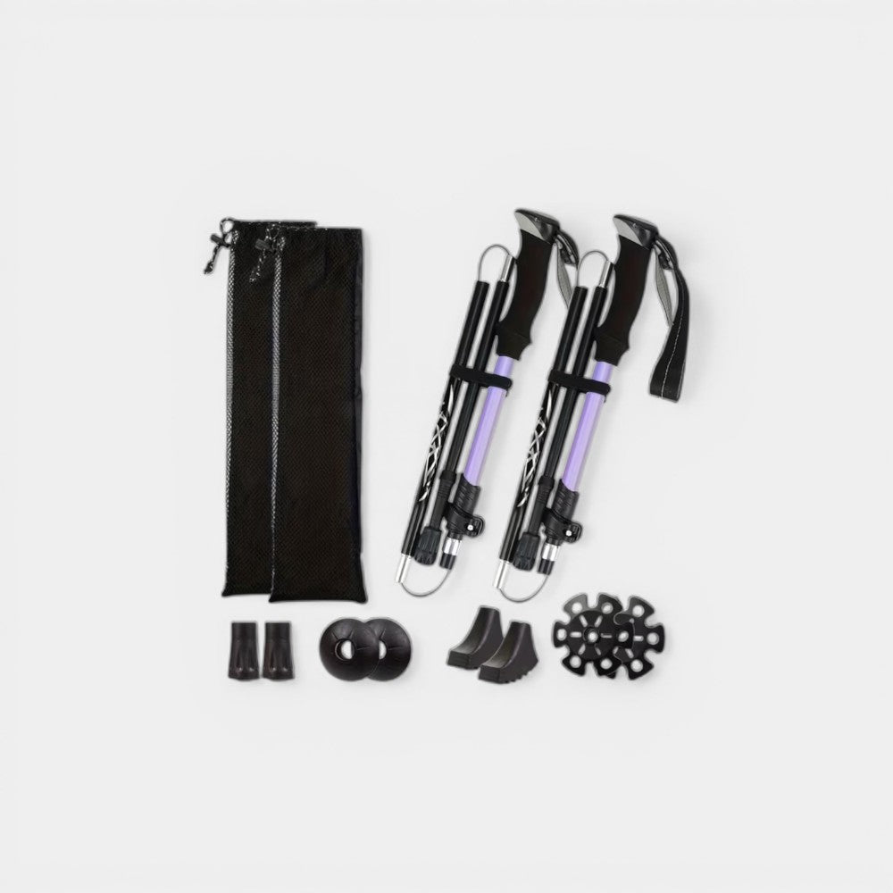 SummitStride™ Lightweight 7075 Aluminum Folding Hiking Stick