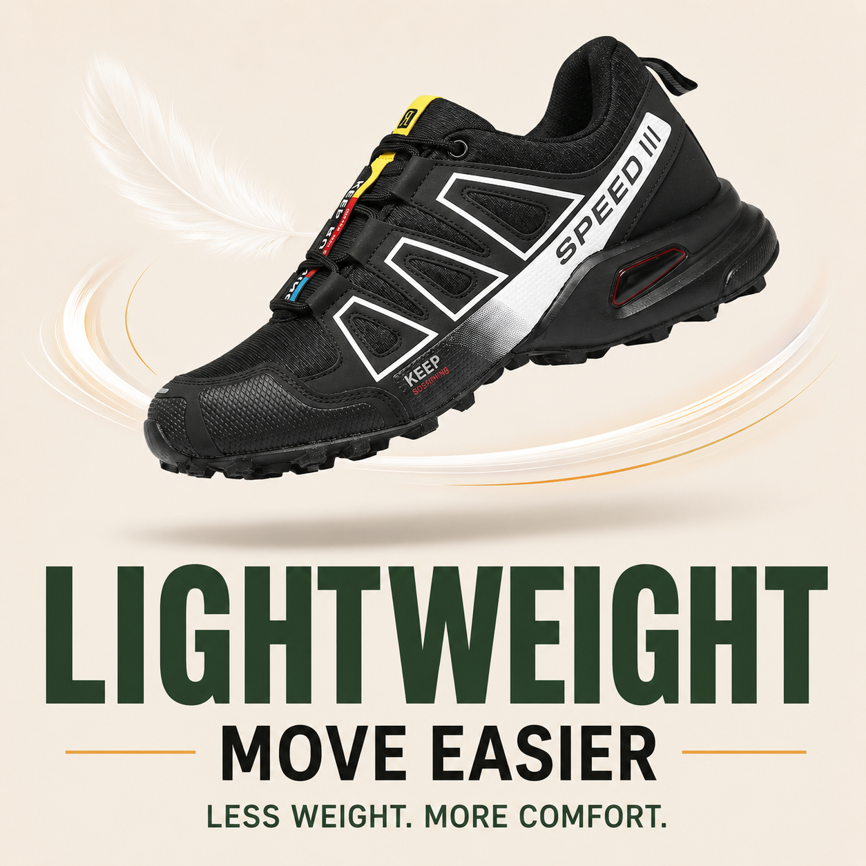 OrthoStride Original — Orthopedic Hiking Shoes for Pain-Free Steps & Natural Support (Unisex)