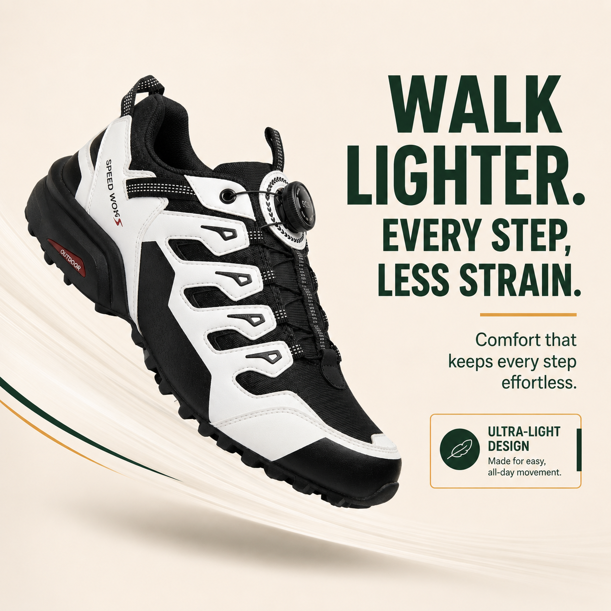 PeakTrail™ Männer stoßdämpfende Outdoor-Wanderschuhe