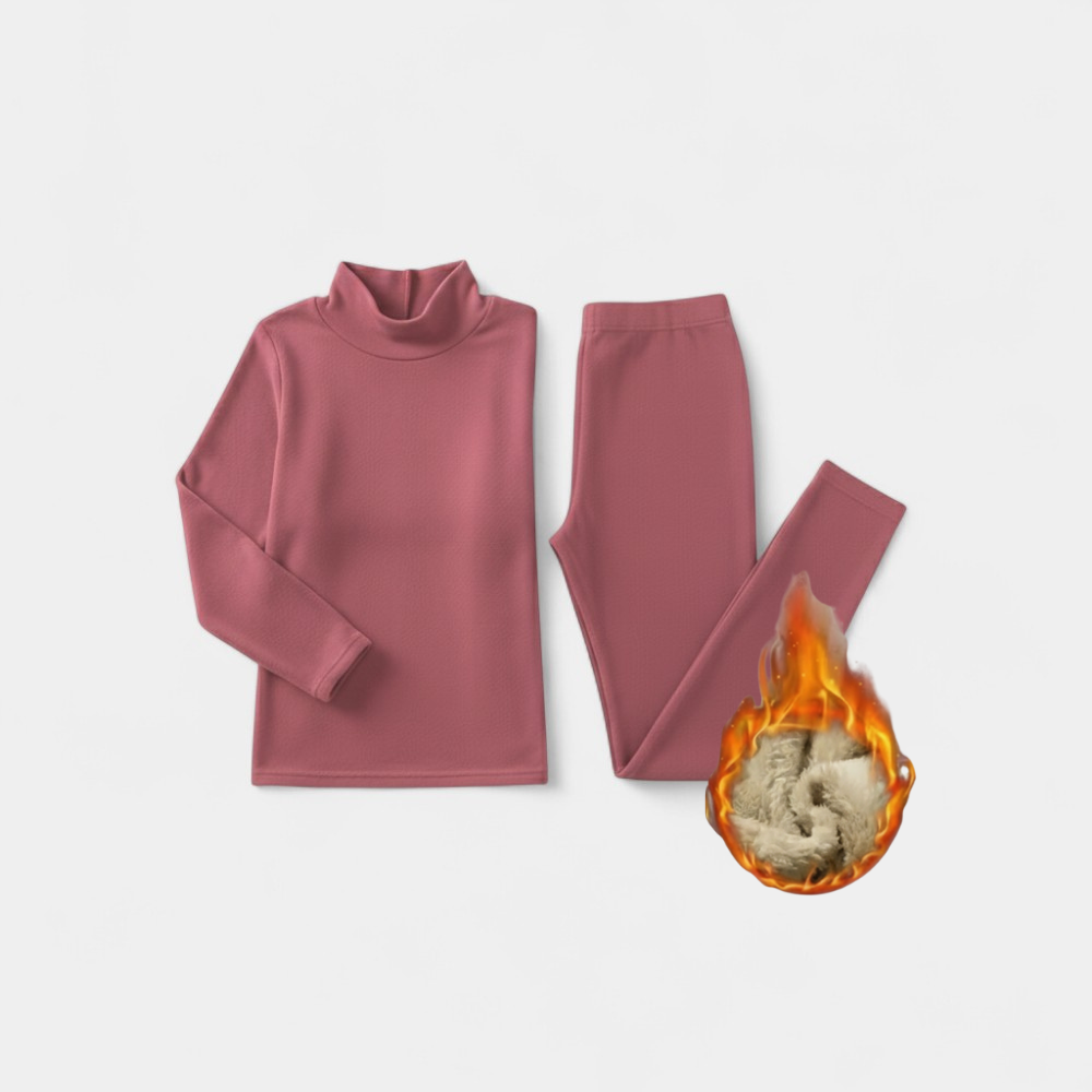 Ensemble de sous-vêtements thermiques doublés en polaire pour femmes ArcticLuxe™