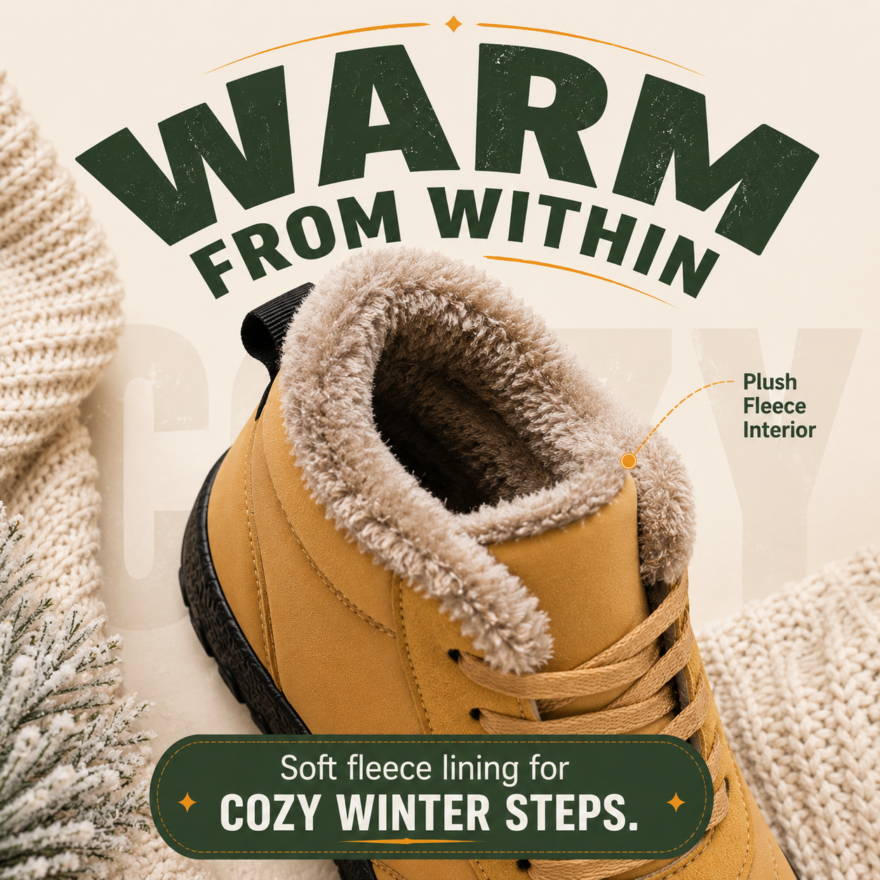 StrideCore™ Men’s Orthopedic Winter Boots