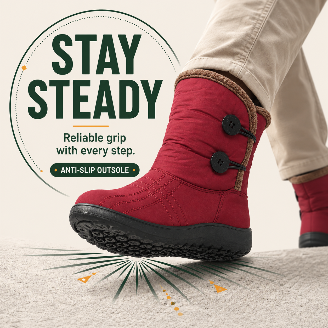 ThermaTrek™ Women’s Waterproof Fleece-Lined Winter Boots