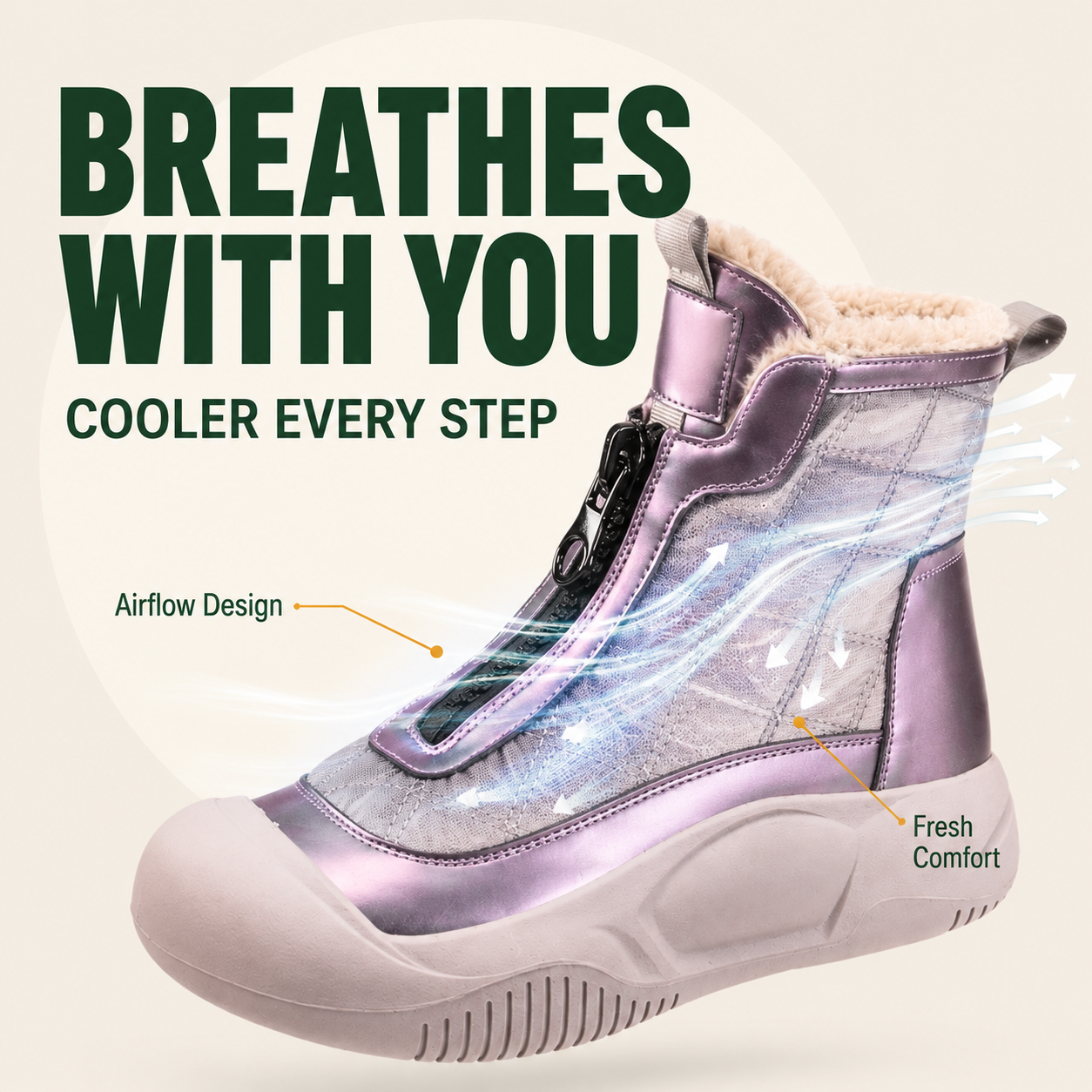 FrostCore™ Damen-Winterstiefel mit Fleece-Futter