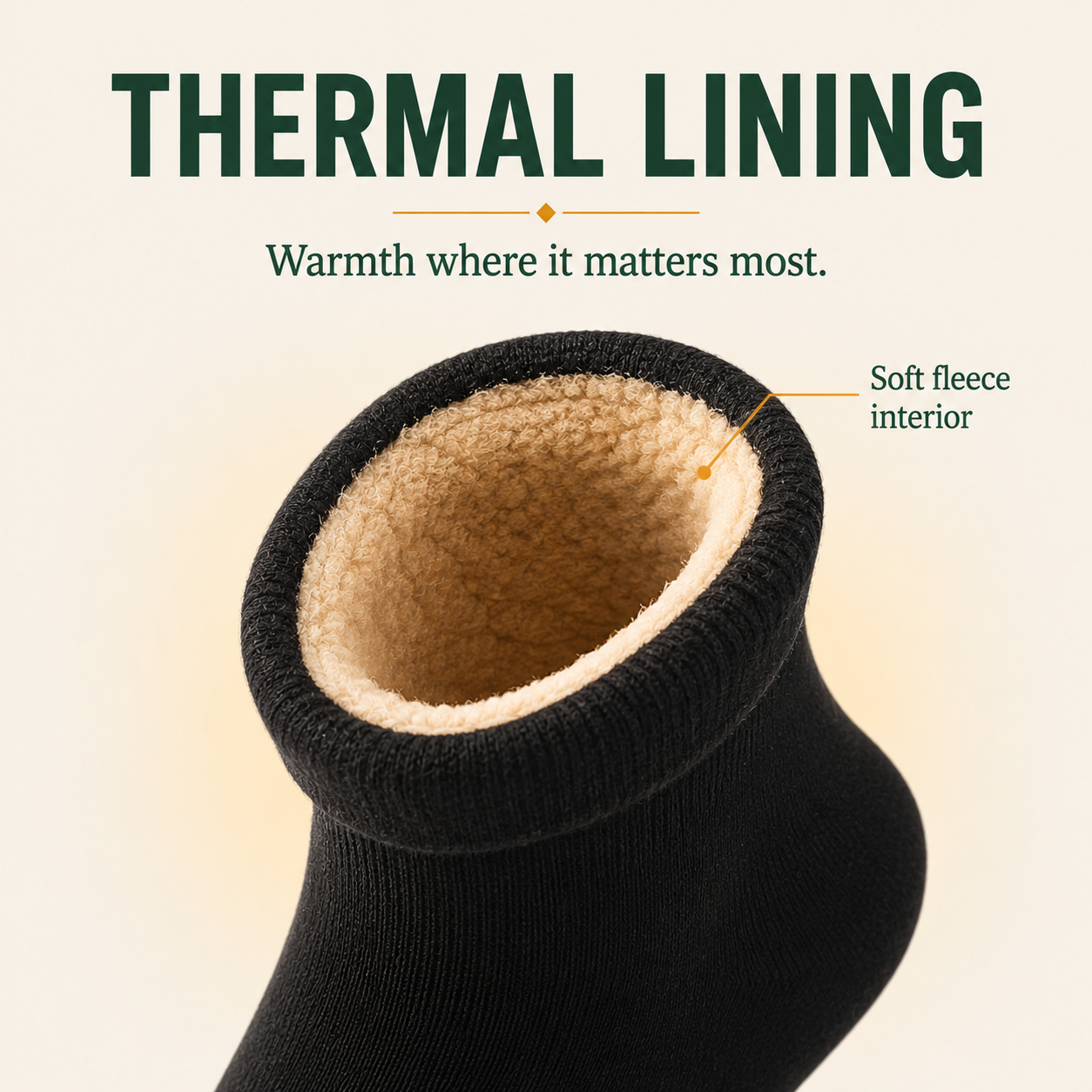 ArcticStep™ Fleece-gefütterte Socken für kaltes Wetter