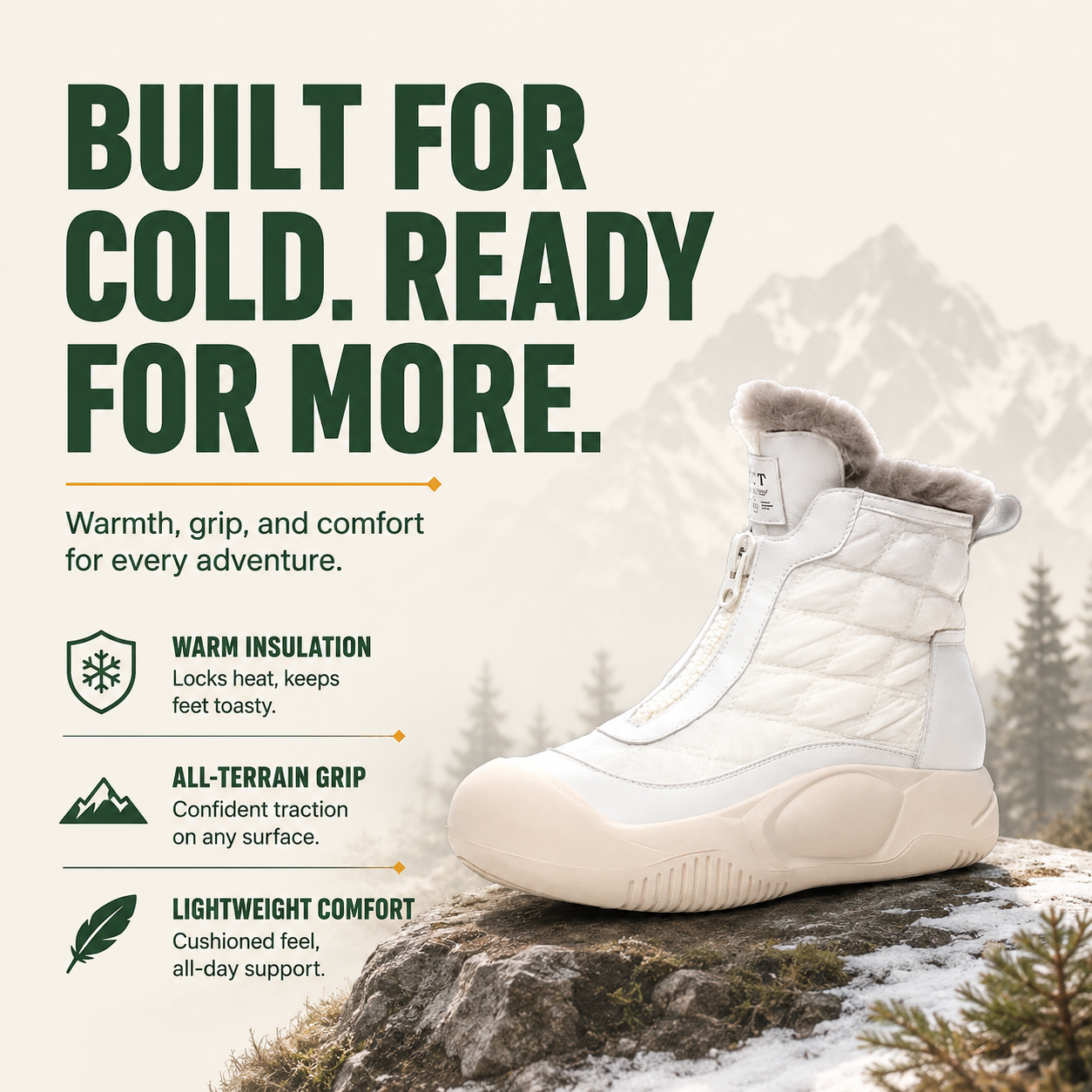 FrostCore™ Damen-Winterstiefel mit Fleece-Futter