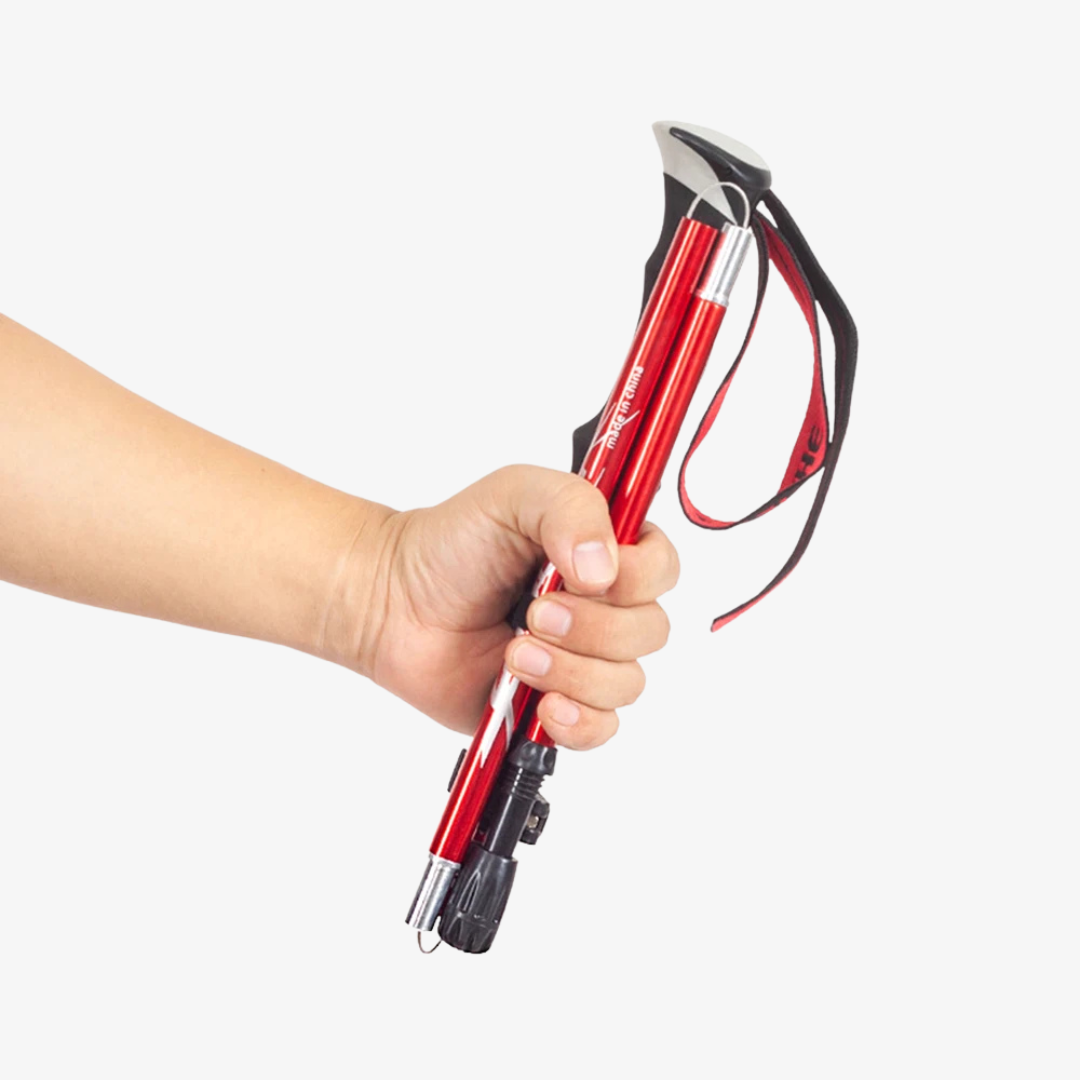 HikePole Pro - Foldable Lightweight Hiking Pole with Built-in Survival Features