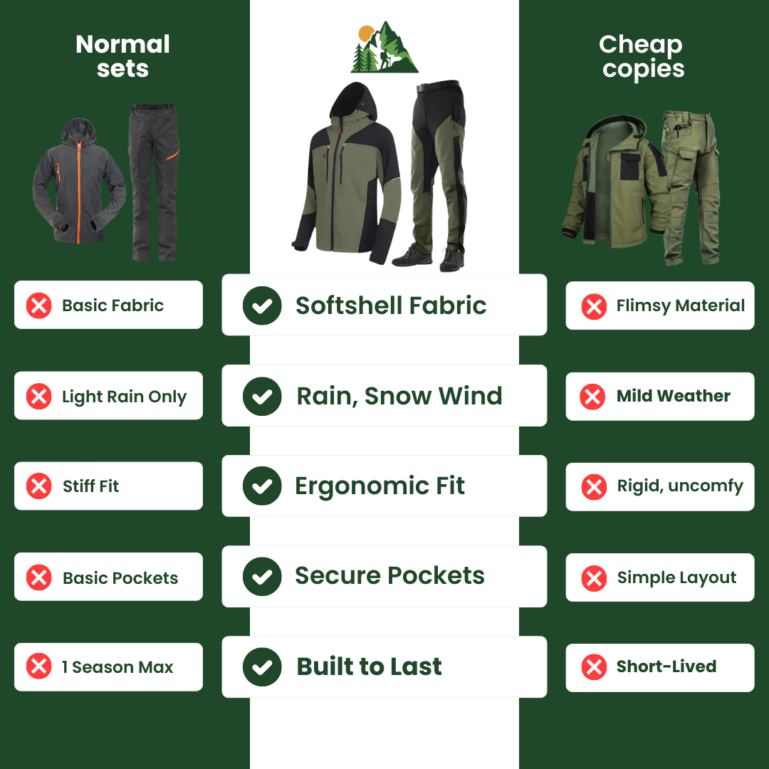 TrailVantage™ Softshell Hiking Set for Men