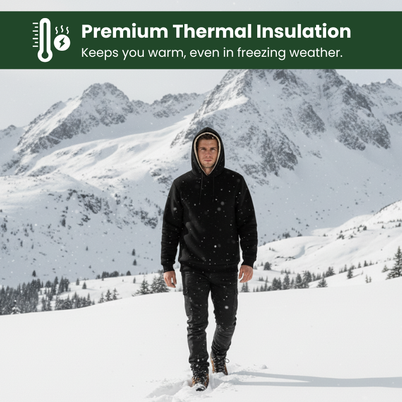 CoreTherm™ Pullover Hoodie met fleecevoering voor heren