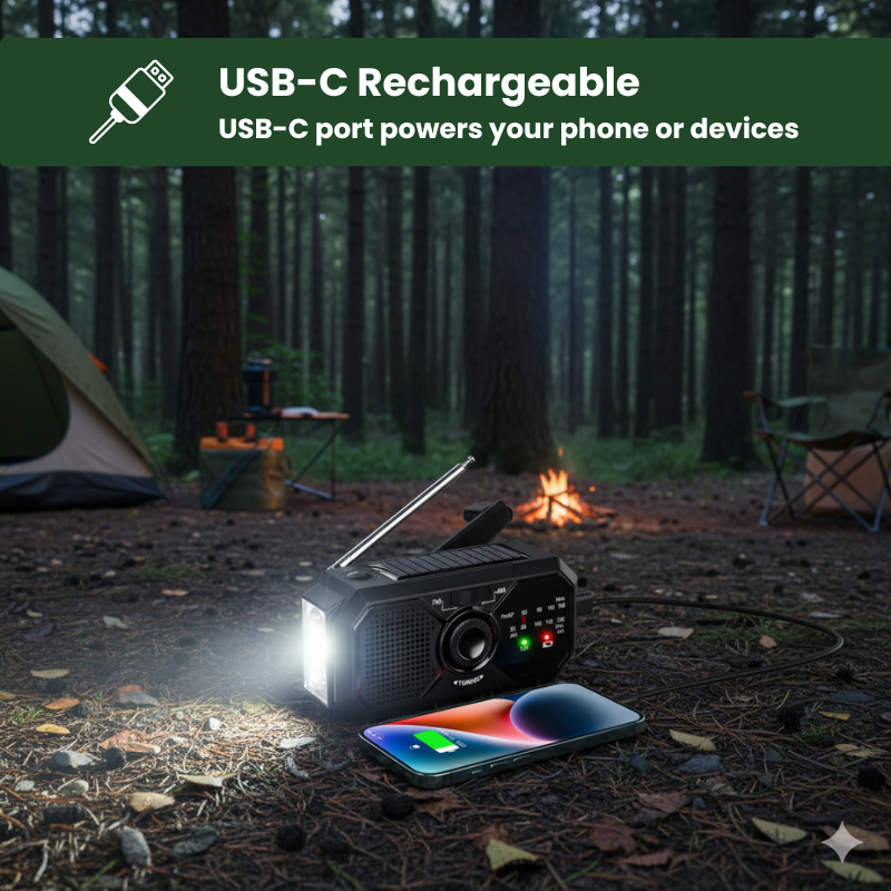 SurvivorCore™ Solar Emergency Radio