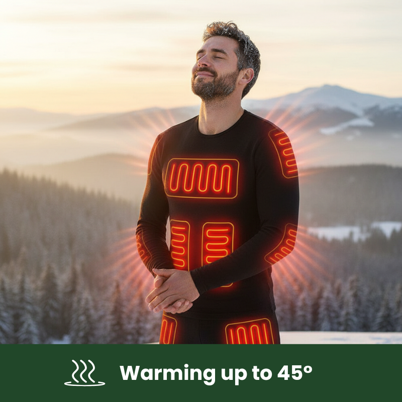 ThermaWear™ Heated Underwear Set – Lightweight, Rechargeable &amp; All-Day Warmth