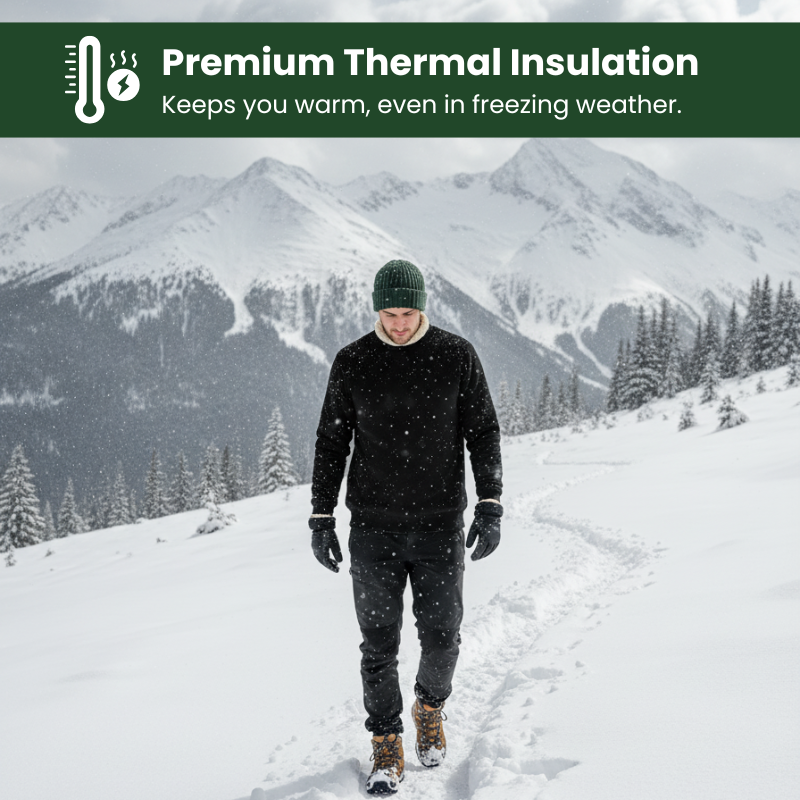 CoreFlex™ Thermische Pullover met fleecevoering voor heren