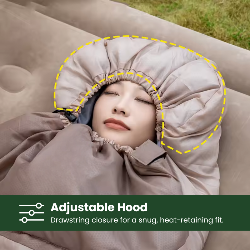 SummitRest™ All-Season Ultralight Sleeping Bag – Compact, Waterproof & Warm