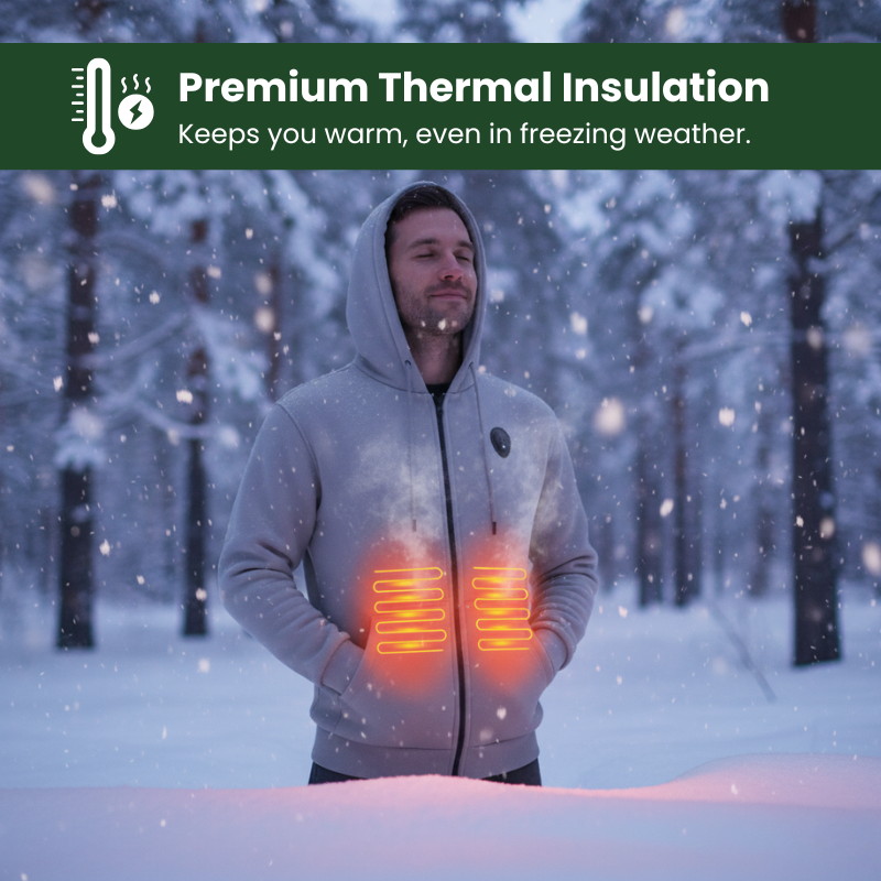 ThermoGear™ Beheizter Thermo-Winter-Hoodie für Männer