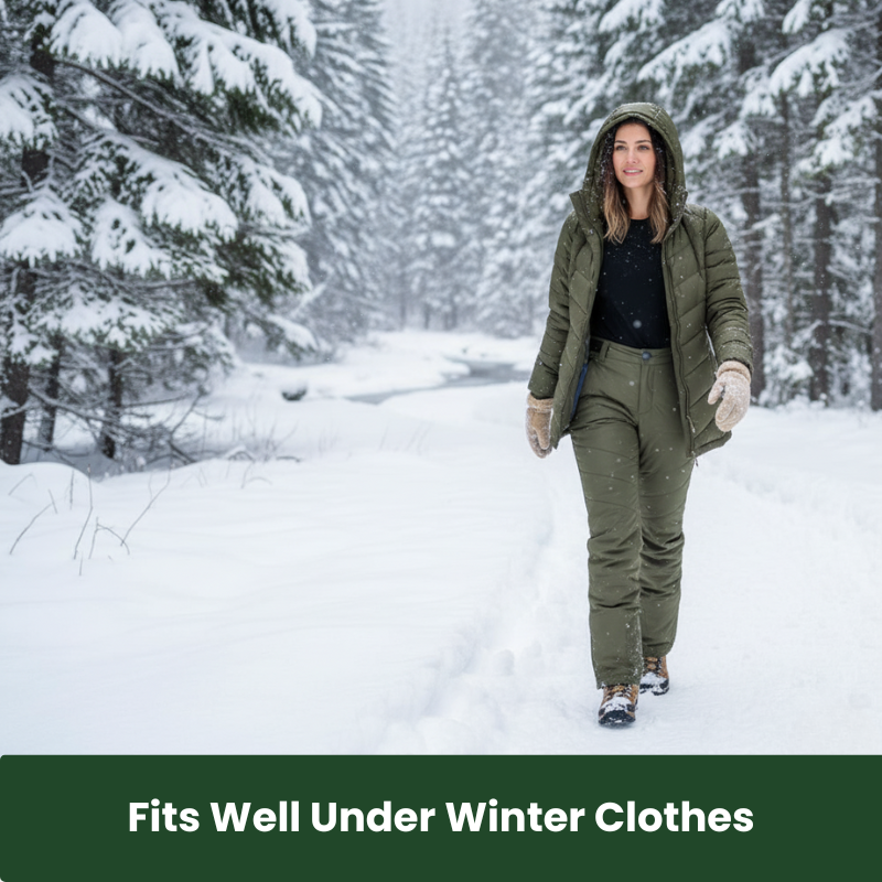 PolarFit™ Beheiztes Winter-Unterwäsche-Set für Frauen