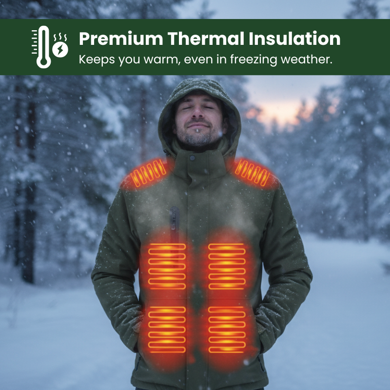 TrailMaster™ Men’s Heated Waterproof Hiking Jacket