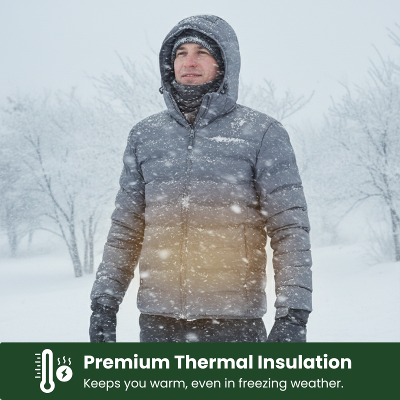 ArmaTherm™ winddicht thermisch herenjack met capuchon