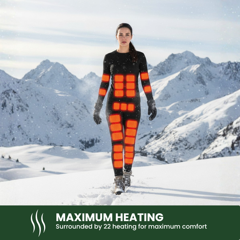 ThermaFit™ Women's Heated Winter Underwear Set