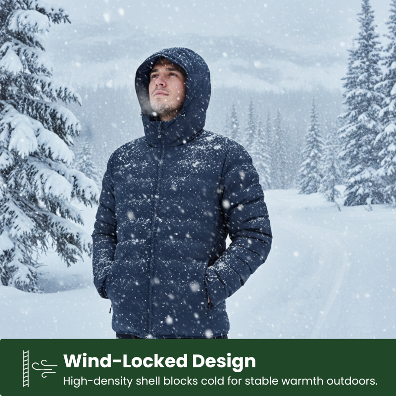 ArmaTherm™ winddicht thermisch herenjack met capuchon