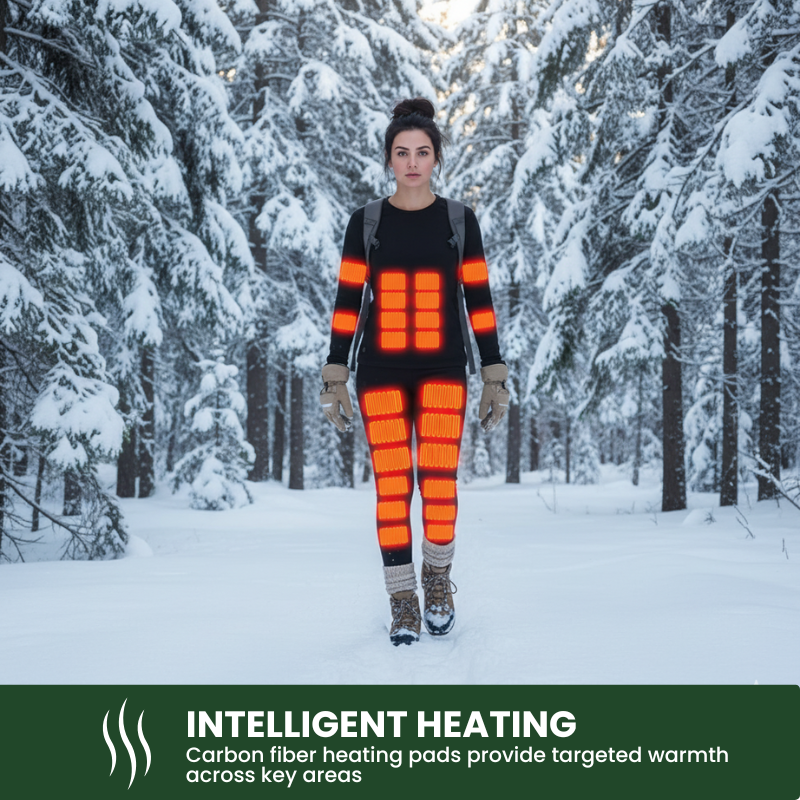 ThermaFit™ Women's Heated Winter Underwear Set