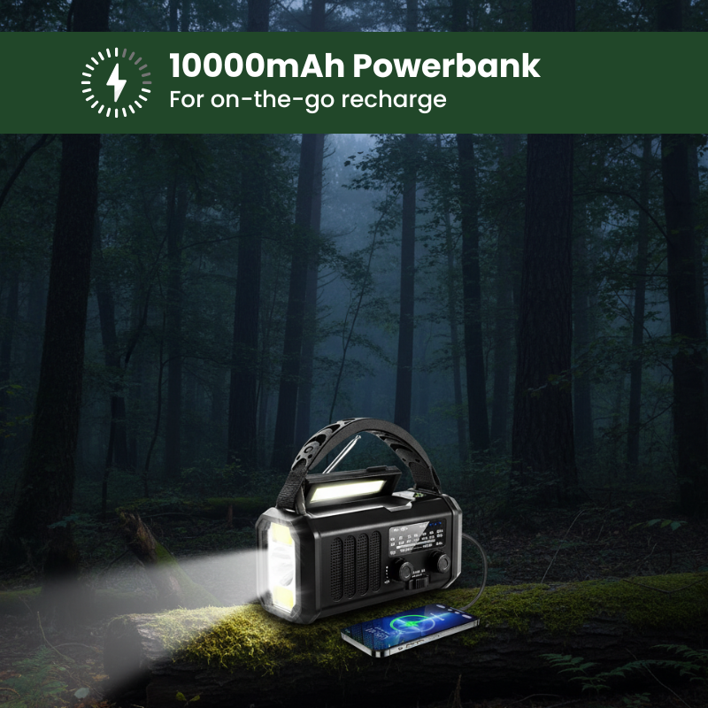 Solaraid™ Emergency Solar Crank Radio