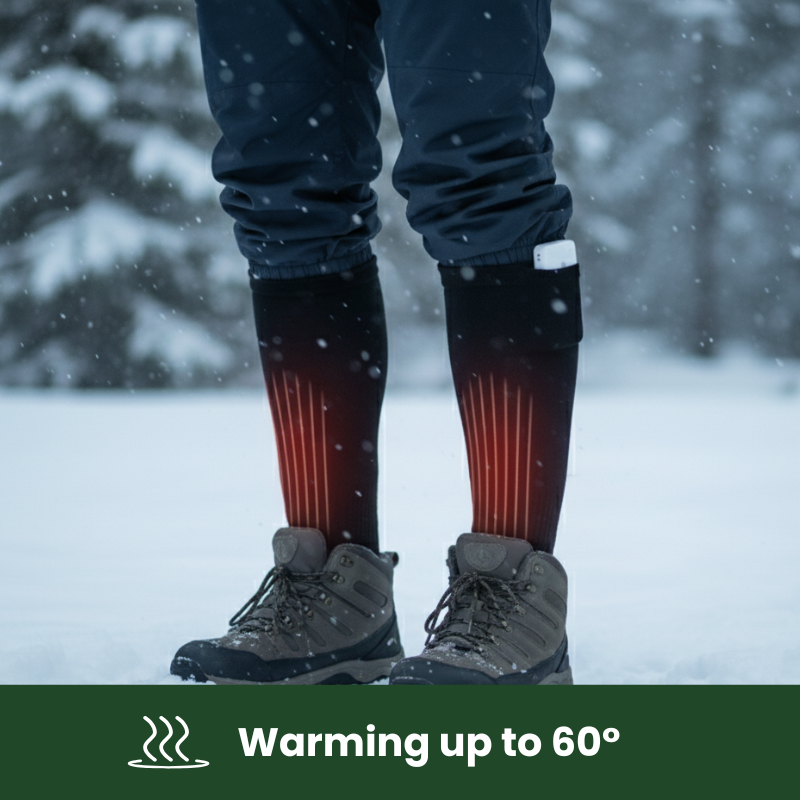 HeatStride™ Unisex beheizte Thermo-Wintersocken