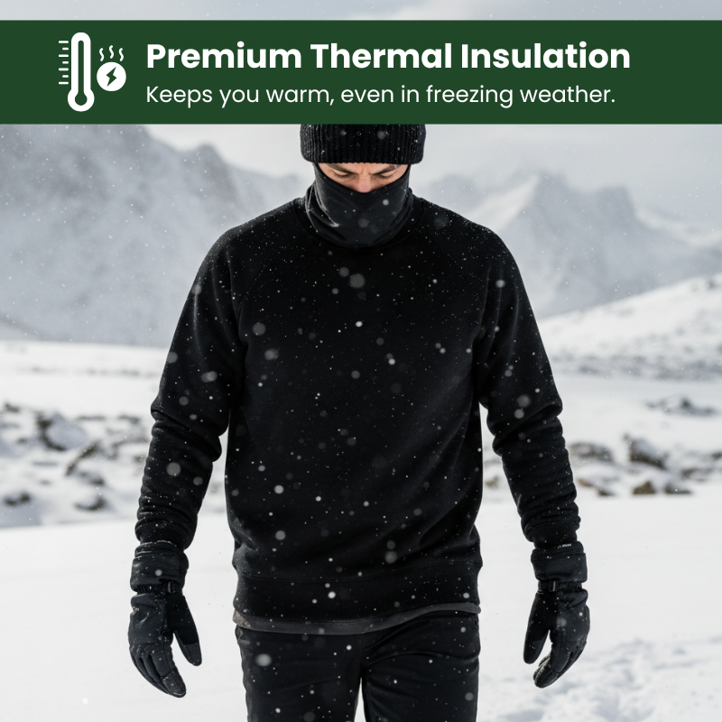 UrbanCore™ Hommes Minimalist Crewneck Sweatshirt