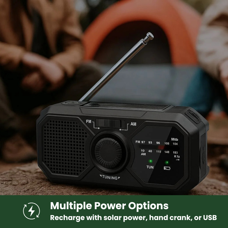 SurvivorCore™ Solar Emergency Radio