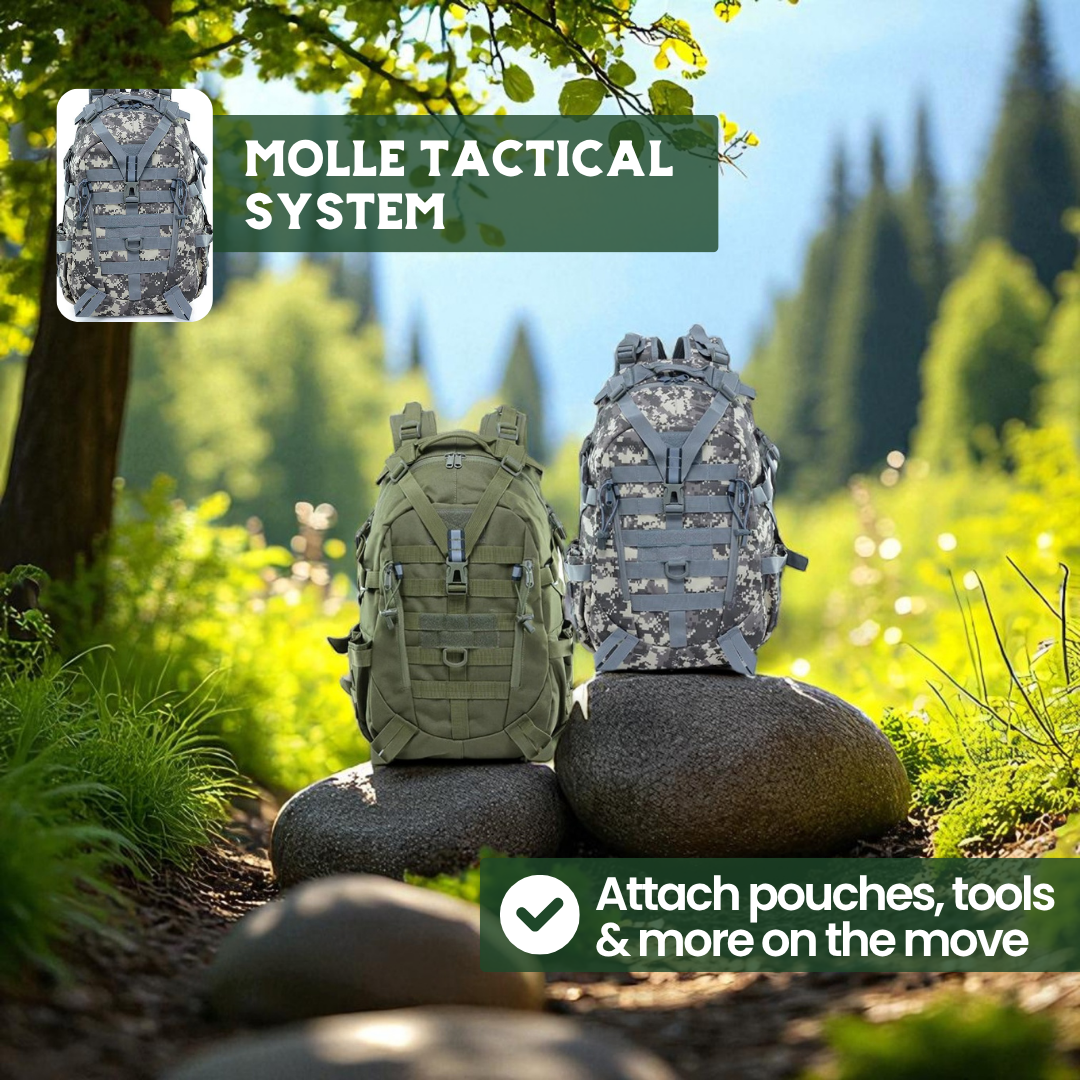 Rovex - 40L Breathable Support, Reliable Carry, Trail-Tested Tough