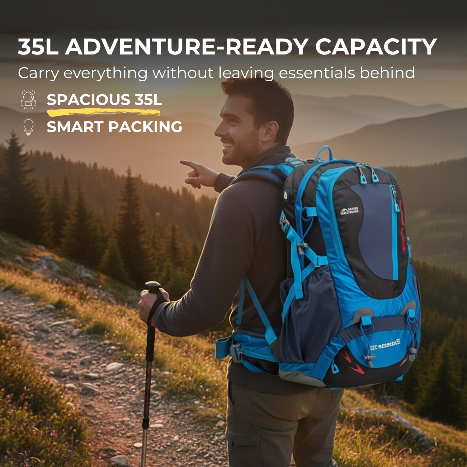 SummitHaul™ 35L Tactical Travel Backpack