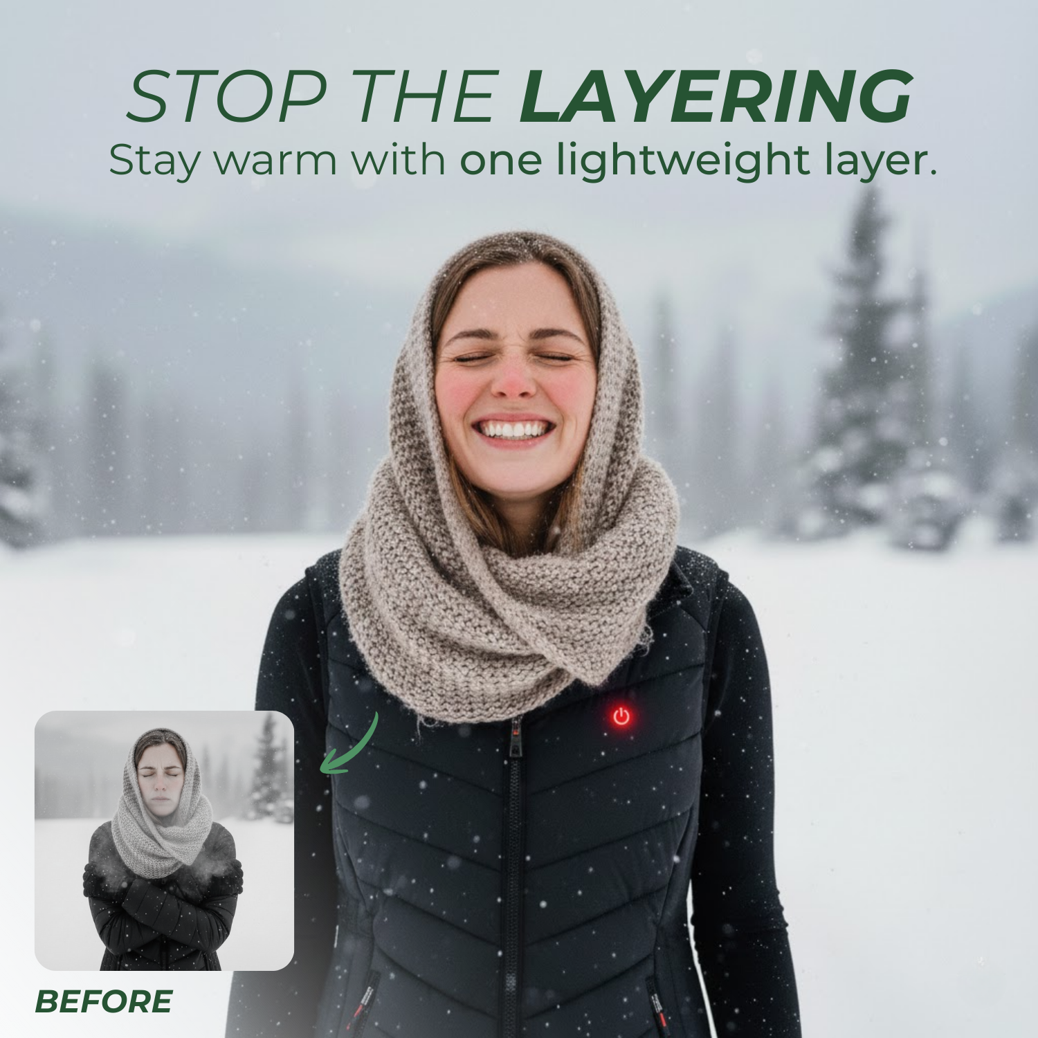 ThermaVest™ Wärmeweste - Leichte elektrische Wärmeweste für Männer und Frauen