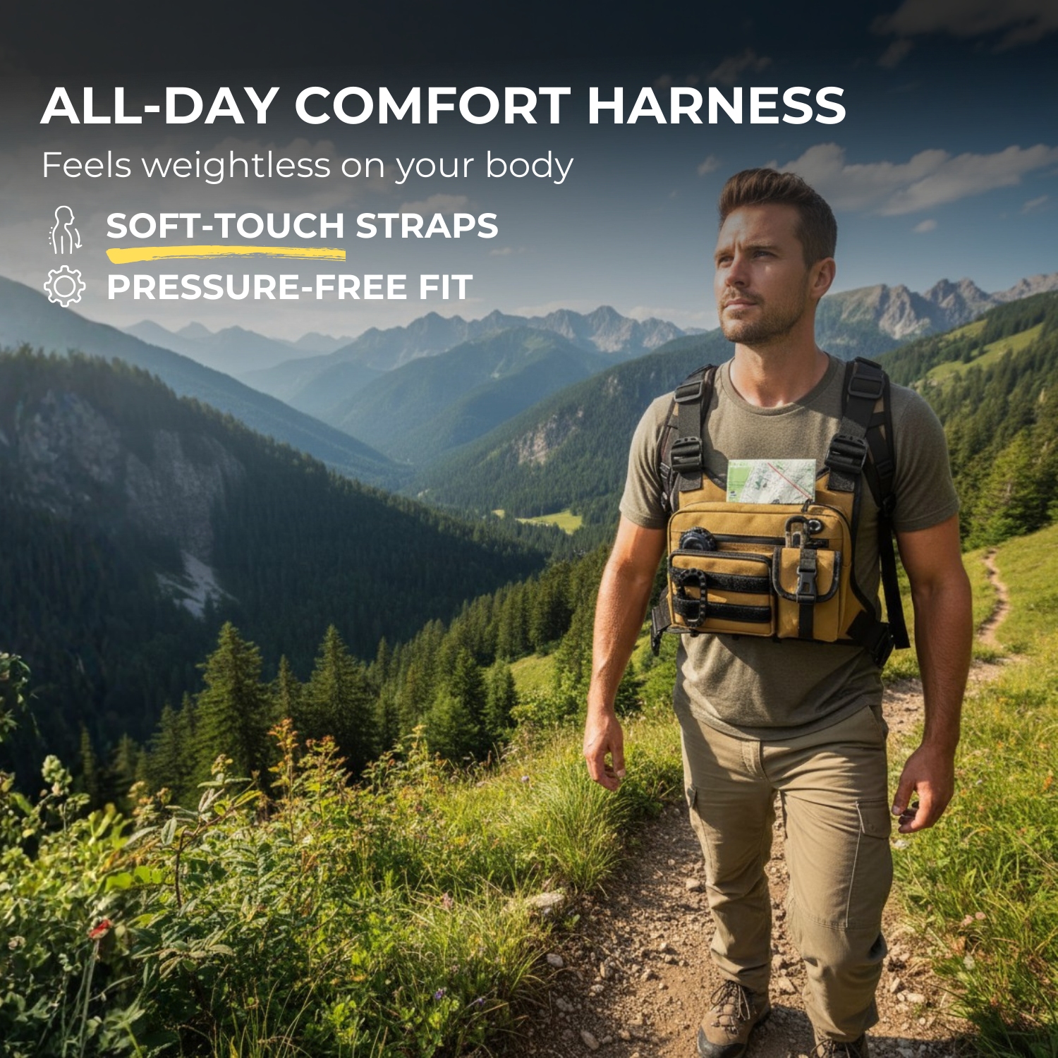 PeakGuard™ Men’s &amp; Women’s Multi-Use Outdoor Chest Pack