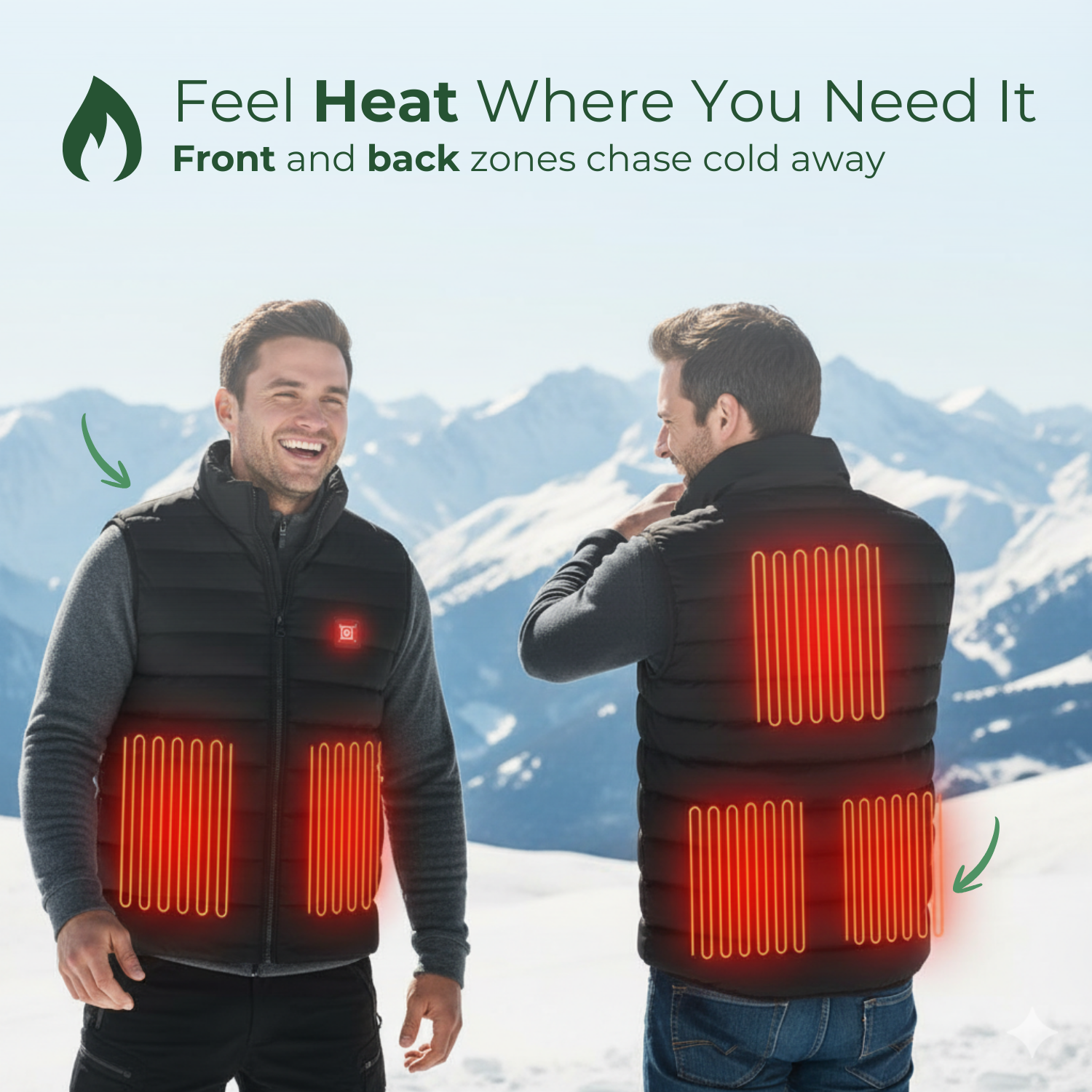 PolarFlex™ Unisex Heated Winter Vest