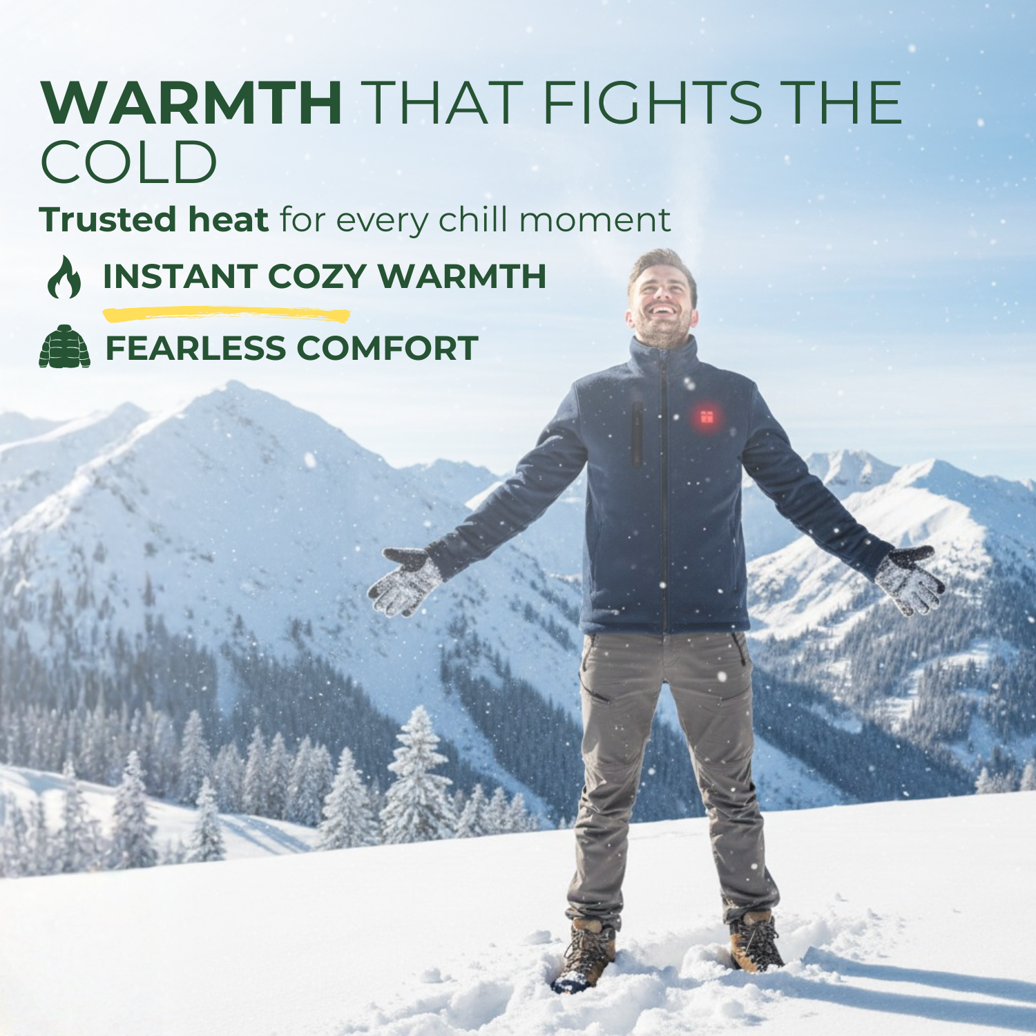 TrailMaster™ Men’s Heated Waterproof Hiking Jacket