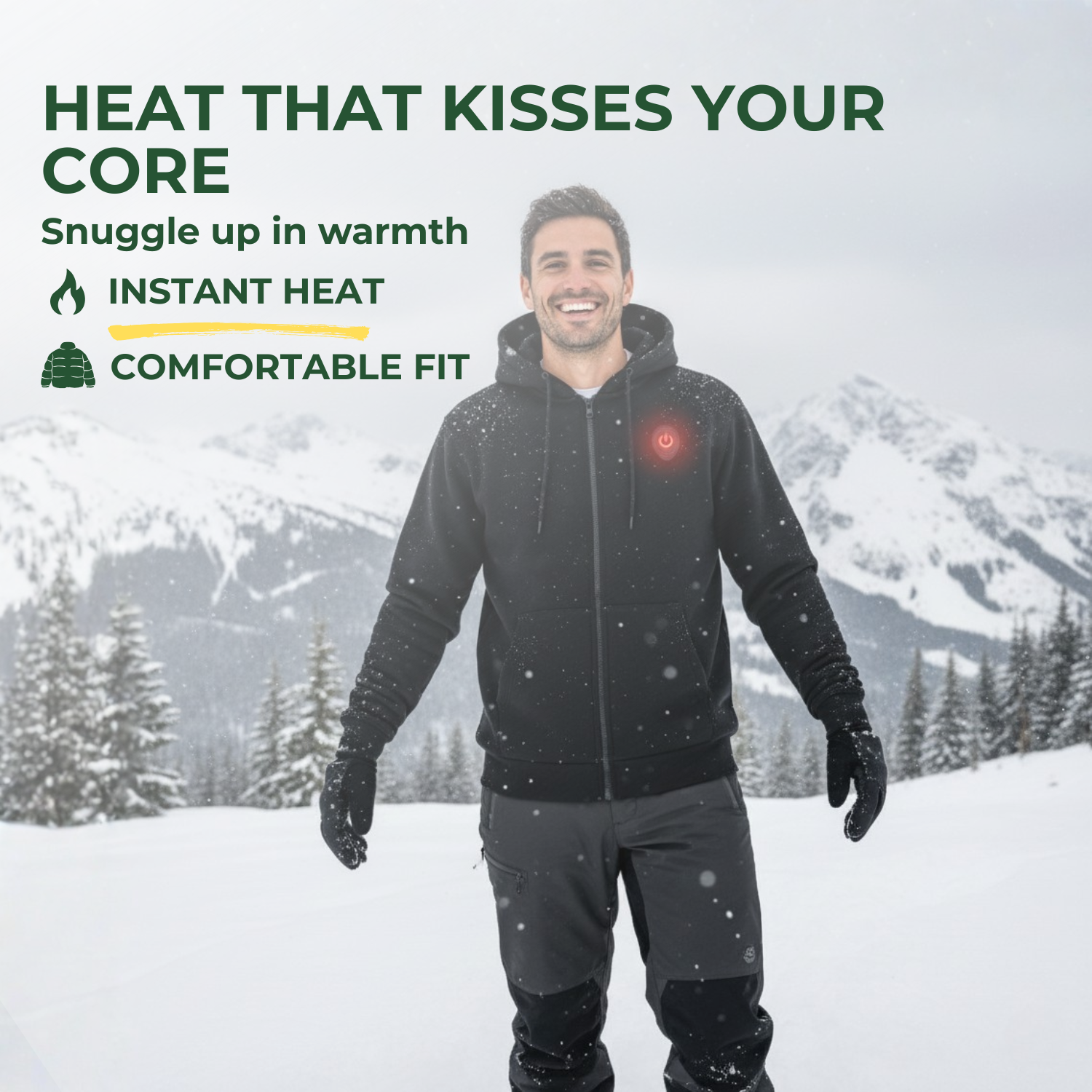 ThermoGear™ Men’s Heated Thermal Winter Hoodie