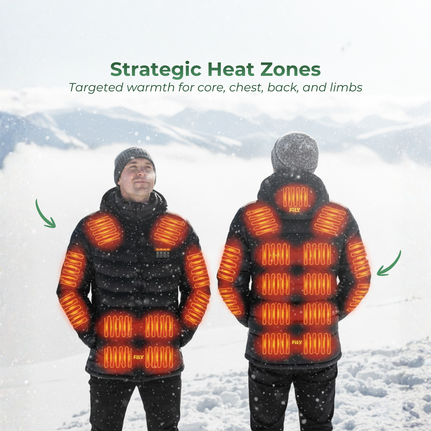 HeatFlow™ Beheizte Herren-Leistungsjacke