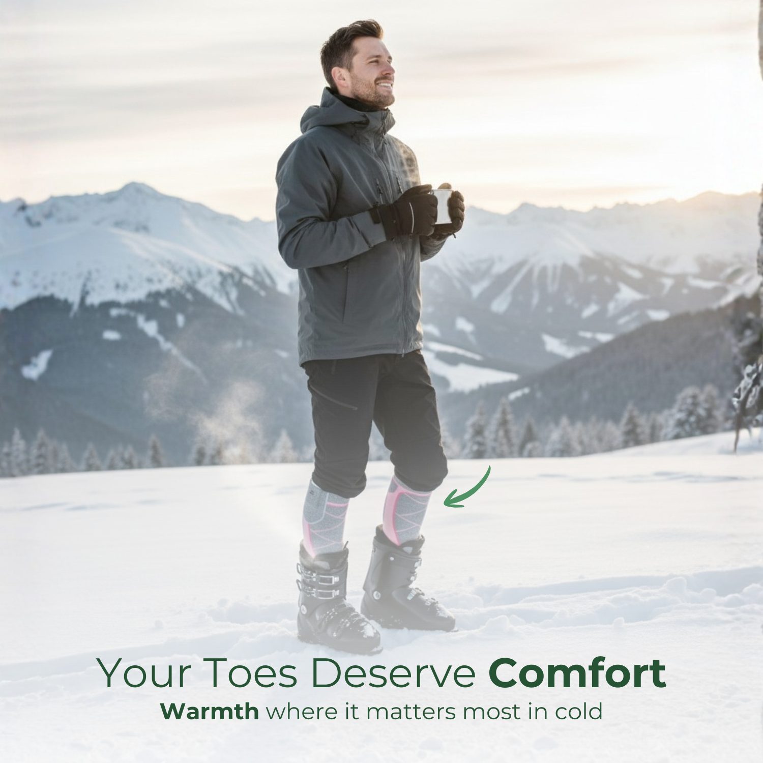 HeatStride™ Unisex Heated Thermal Winter Socks