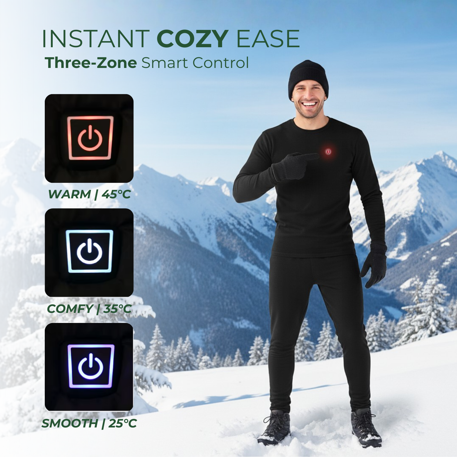 ThermoCore™ Herren-Wärmeunterwäsche-Set