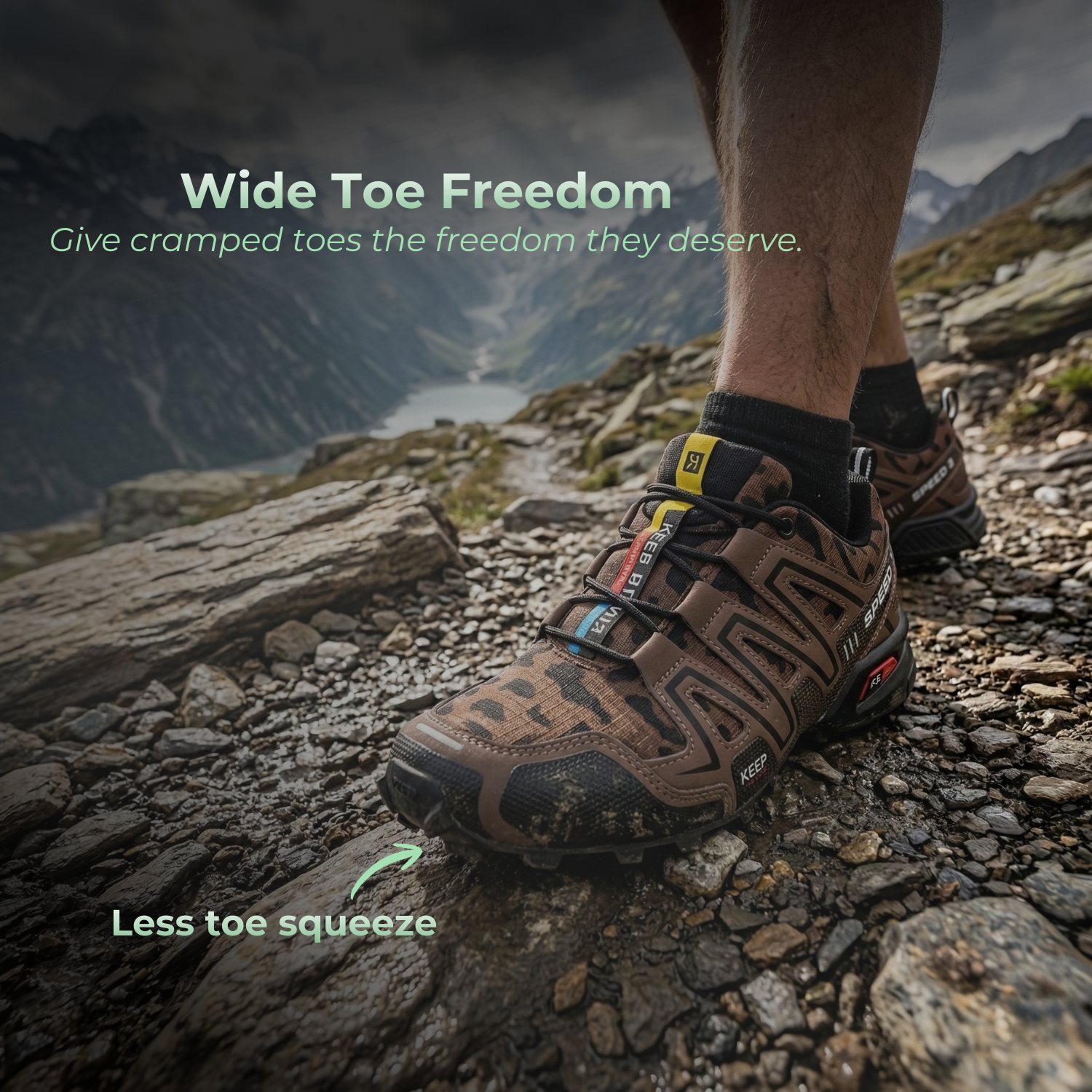 OrthoStride Terrain — Orthopedic Hiking Shoes for Pain-Free Steps & Natural Support (Unisex)