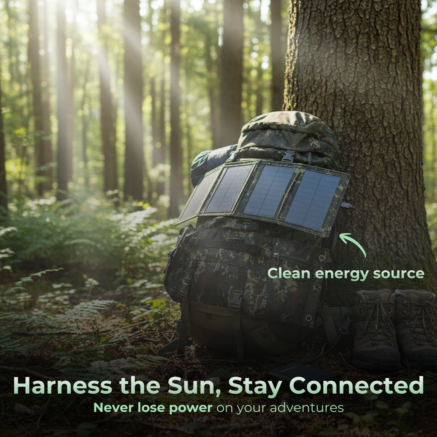 SolarTrail™ Portable USB Outdoor Power Panel