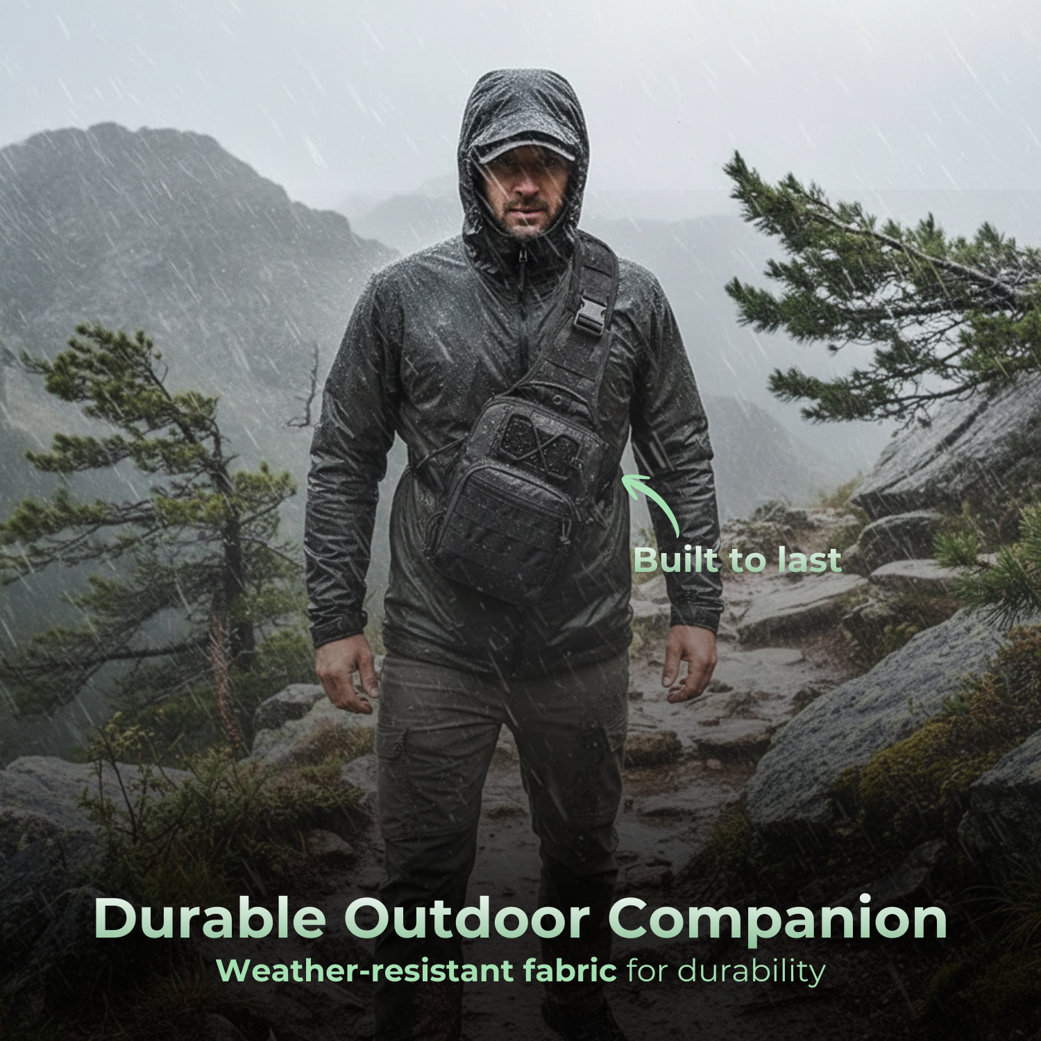 TrailQuest™ Hiking Crossbody Bag