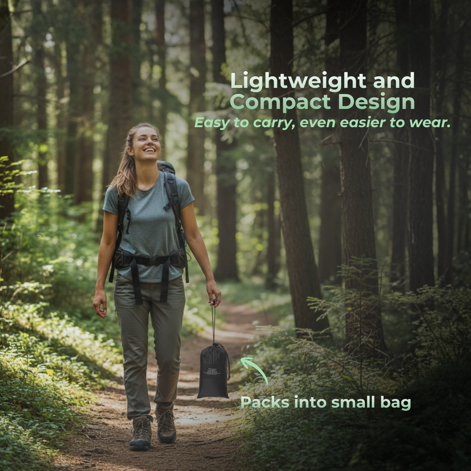 All-WeatherGuard™ 3-in-1 Jacke mit Kapuze und wasserdichtem Poncho