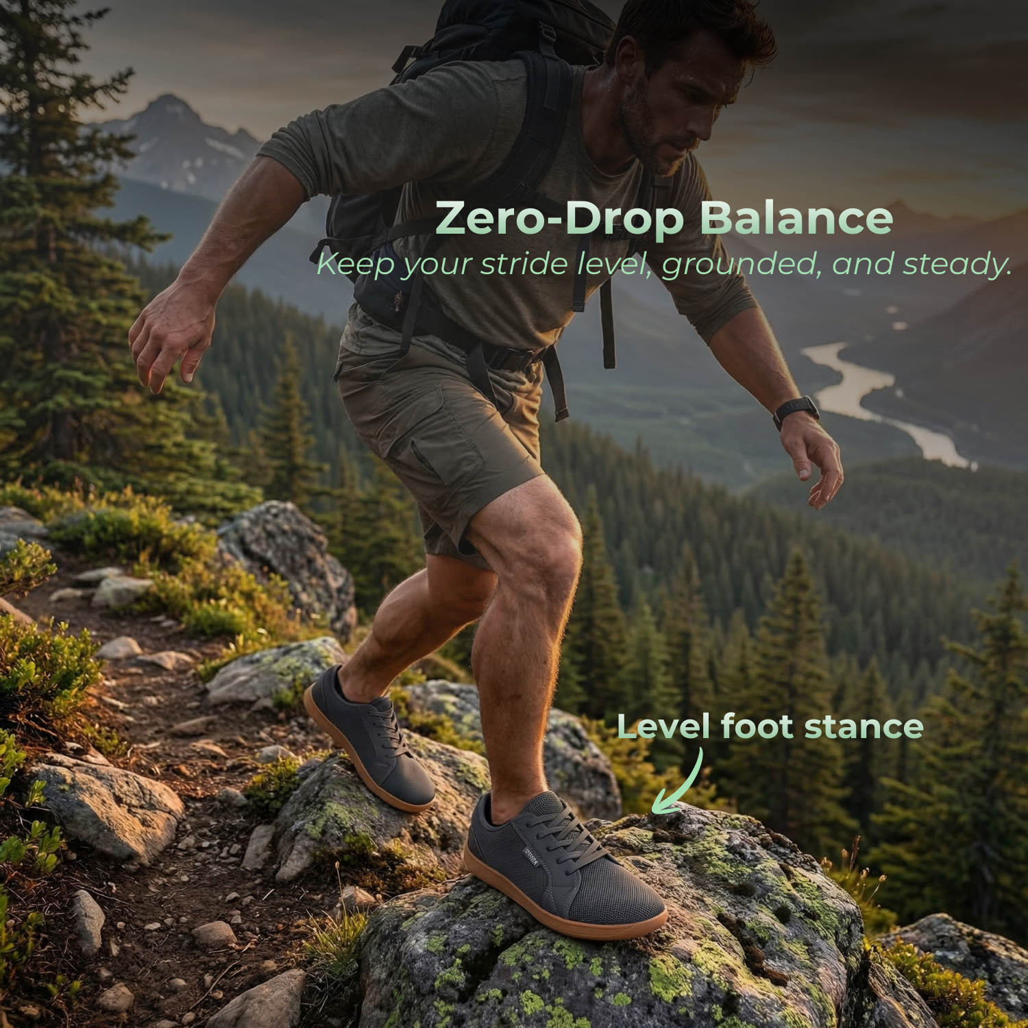 TerraBare™ Men’s Wide-Toe Orthopedic Walking Shoes